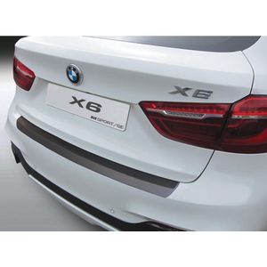 RGM ABS Achterbumper beschermlijst passend voor BMW X6 F16 M-Sport/SE 12/2014- Zwart