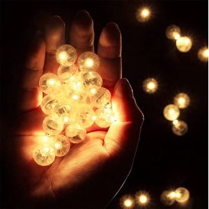 Decoratie LED Lampjes - 10 Stuks - Waterproof - LED Lampjes voor in je Ballonnen - Geschikt voor: Water, Ballonnen, Kerst, Bruiloft, Helium Ballon en Versiering - Waterlamp - Water Lampje