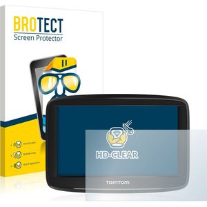 BROTECT - Screenprotector voor TomTom Start 52 - Folie Beschermfolie transparant (2 Stuks)