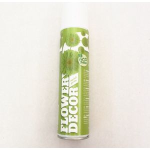 Flower decor verfspray 400ml verse bloemen en planten 400ml groen