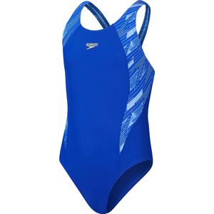 Speedo HyperBoom Splice Muscleback Marine/Blauw Sportbadpak - Maat 140