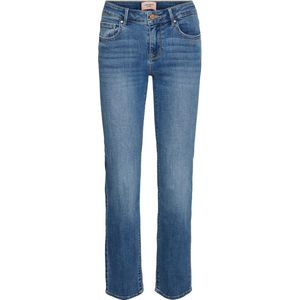 Vero Moda Jeans Vmflash Mr Straight Jeans Li347 Ga 10306823 Medium Blue Denim Dames Maat - W25 X L30