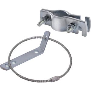 PD® - Breekkabel met Trekhaakklem - Voor Ongeremde Aanhanger - Aanhangwagen & Trekhaak - Aanhanger Beveiliging - Breekkabel Aanhangwagen - Oplooprem kabel - Staalkabel - Veiligheidskabel