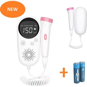 Baby Doppler - Professionele Doppler - Baby hartje monitor - Zwangerschapscadeau - Voor Zwangere Vrouwen - incl Doos - Cadeau