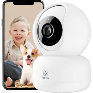 Spy Camera - Binnencamera 1080p Hond Camera Met App 360° Babyfoon Met Ultra-HD Nachtzicht 2-Weg Audio- En Spraakverbetering Wifi-Camera Met Bewegingsdetectie En Waarschuwingen Werken Met Alexa