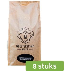 Meesterschap | Espresso koffiebonen | Dark roast | Zak 8 x 1 kg