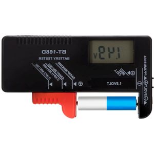 Accutester digitaal met lcd-display voor AA AAA C D PP3 9 V 15 V knoopbatterijen