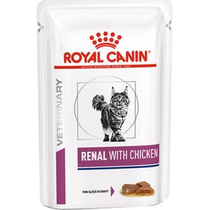 Royal Canin Renal Kat - zakjes 24 x 85 g kip