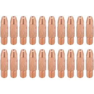 20 Stuks Koper Tip 0.8mm Lasmond M6 voor 24KD MIG/MAG Lastoorts