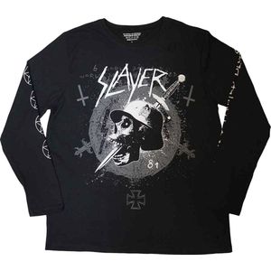 Slayer - Dagger Skull Longsleeve shirt - L - Zwart