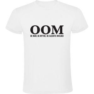 OOM De Man, De Mythe, De Slechte Invloed Heren T-Shirt | Familie | Shirt | Ome | Broer | Kind | Vader