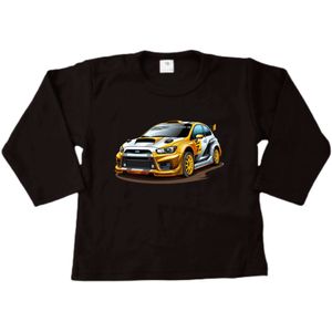 T-shirt lange mouwen - Auto print - Maat 104