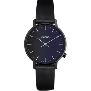 Komono Polshorloge Harlow Midnight W4104 Zwart ⌀ 36 mm - Dames