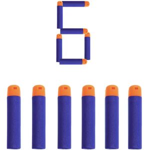 Pijltjes geschikt voor Nerf - 6 pijlen voor Nerfgun- Blauw - dart - Pijl - Darts - van CHPN