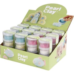 Pearl Clay®, Paars,roze,lichtblauw,lichtgroen,lichtgeel,wit, 12 Set