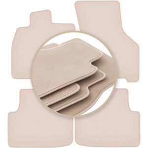 PREMIUM beige vloermatten voor: Skoda Audi A3 8Y MHEV 2020-