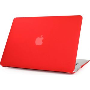 Mobigear Matte - Laptophoes geschikt voor Apple MacBook Air 13 inch (2010-2019) Hoes Hardshell MacBook Case - Rood