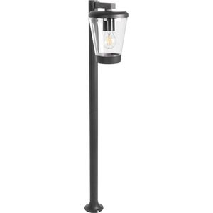 QAZQA joren - Moderne Staande Buitenlamp | Staande Lamp voor buiten - 1 lichts - H 100 cm - Zwart - Buitenverlichting