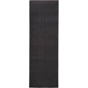 vidaXL-Vloerkleed-66x200-cm-natuurlijk-sisal-zwart