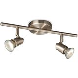 Plafondspot / Plafondlamp PHILIPS Kinja, 544917PN, Matt Chrome, Excl. lichtbron(nen)