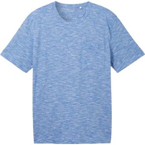 TOM TAILOR basic t-shirt with pocket Heren T-shirt - Maat L