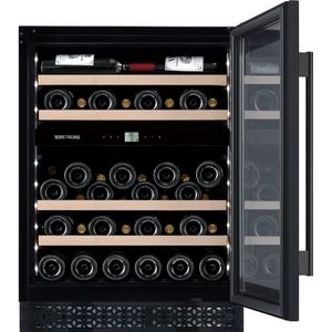Wine Klima D46-OB78 - Greep - Wijnklimaatkast - Onderbouw - 2 Zones - 46 flessen