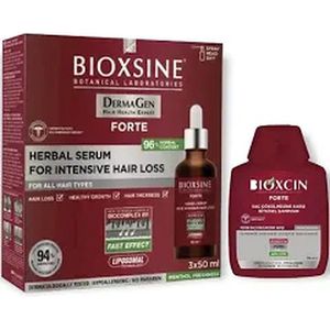 Bioxsine-Forte Serum Intensief Anti Haaruitval 3x50ml + 100 ml Forte Shampoo gratis - Anti Haaruitval Serum / Anti Haaruitval Serum - Organic - Herbal - Bio shampoo - Herbal shampoo - bioxcin - bioxsine - Anti-Haaruival