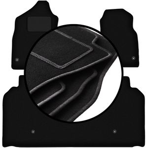 Complete set veloursmatten voor: Dodge RAM 1500 lang (2019)