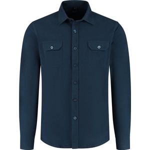 Gents - Overshirt flannel blauw - Maat L