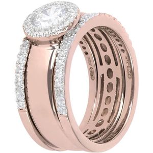 Bronzallure Altissima set 3 ringen Brons 56