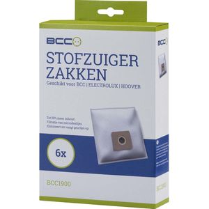 Stofzuigerzakken - universeel - BCC - Electrolux - Hoover - 6 stuks