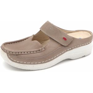 Wolky Klompen Roll Slipper safari nubuck