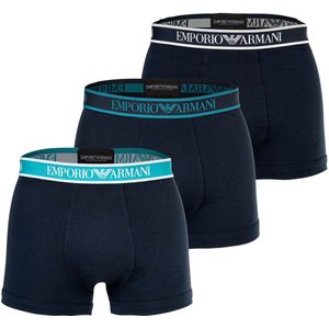 Emporio Armani heren 3P boxers basic blauw