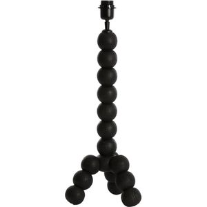 Light & Living Tafellamp Veglio - Mat Zwart - Ø20cm - Woonkamer - Slaapkamer