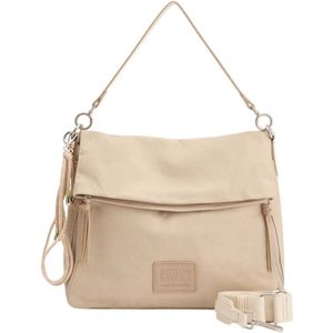 FREDsBRUDER Schoudertas Carry Me Everywhere Hobo Bag Earthy Shades Beige