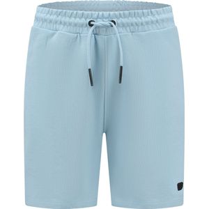 Ballin Amsterdam - Heren Regular fit Shorts Sweat - Lt Blue - Maat XS