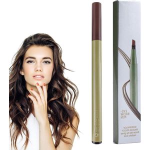 Waterdichte make-up wenkbrauwpotloden zonder vlekken - voor jonge meisjes - wenkbrauwbepalers - reizen bijeenkomsten thuis daten - winkelen feesten - - nodig .