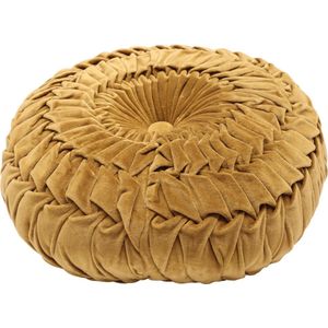 Mycha Ibiza - Velvet - fluweel - rond - sierkussen - 45cm - koper