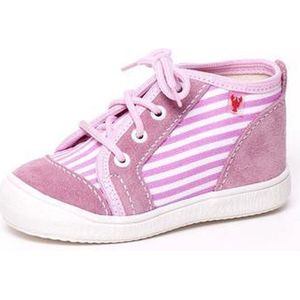 Gympen - gymschoenen - licht roze - textiel/leer - meisjes - maat 24