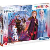 Clementoni Disney Frozen 2 Supercolor Puzzel (104 Stukjes)