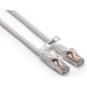 Bestekabels.nl Ethernet Kabel CAT6 – WIT – UTP – 1000 Mbit/s en 550mhz – 1 meter – Lengte van 0.5 tot 7.5 Meter
