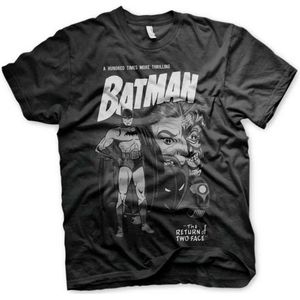 DC Comics Batman Unisex Tshirt -2XL- Return Of Two-Face Zwart