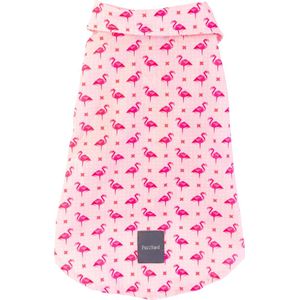 FuzzYard Hawaiian Shirt - Fabboyant - Honden blouse - Roze - Maat XXL