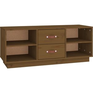 vidaXL-Tv-meubel-100x34x40-cm-massief-grenenhout-honingbruin