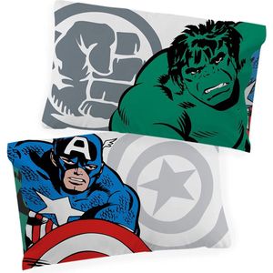 Marvel Comics Comic Cool Kussenslopen van 100% katoen Set van 2 50 x 70 cm