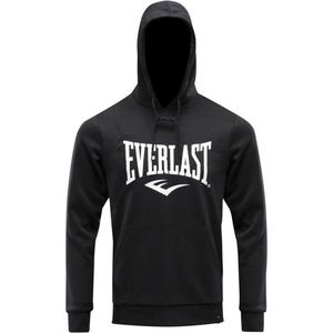 Everlast Taylor Basic Hoodie - Trui - Zwart met wit - L