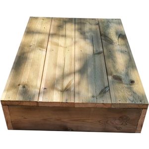 Opstapje - tuintrap trede stapelbaar - 4 planken breedte 60cm H17cm