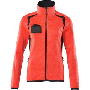 Mascot Accelerate Safe Fleecetrui met rits 19453-316 - hi-vis rood/donkermarine - XS