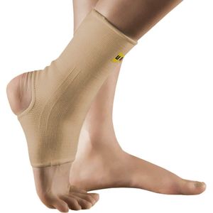 Uriel - Enkelbandage / Enkelbrace / Plusmaat - Open hiel - Past links en rechts - Unisex - Beige - Maat XXL