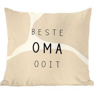 Sierkussen - Moederdag Cadeautje Je Hebt Ons Al - Multicolor - 45 Cm X 45 Cm